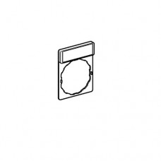Porte étiquette 30 x 40mm standard Ø 22 avec étiquette HORS SERVICE