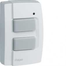 Bouton poussoir mural 2E IP55 KNX radio QL