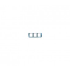 KALLYSTA plaque 3 postes horizontal entraxe 71 mm iris