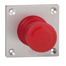 Soufflet rouge-pour bouton-poussoir d'arrêt d'urgence-Ø 22