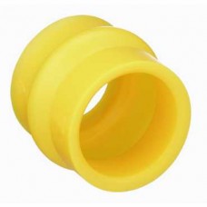 Soufflet silicone jaune pour arrêt d'urgence