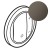 Enjoliveur Céliane - variateurs - graphite
