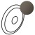 Enjoliveur Céliane - commande effleurement - graphite