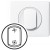 Enjoliveur Céliane - commande VMC - blanc