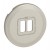 Enjoliveur céliane bus -prise double pour chargeur usb - titane