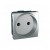 Prise de courant 2P obturateurs Europe 2M Aluminium