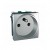 Prise de courant 2P+T 10/16A connexion rapide Aluminium