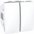 Interrupteur va et vient 2M double 10AX 250 V CA 2M Blanc
