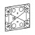Fond isolant - pour platine 011 91/92 Ekinoxe