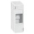 Coffret cache-bornes Ekinoxe - 2 modules - blanc RAL 9010