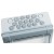 Coffret Plexo 2x12 modules avec embouts à perf. directe - IP 65 - IK 09 - Gris