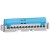 Bornier de répartition IP 2X - neutre - 8 connexion 1,5 à 16 mm² -bleu- L 75 mm
