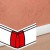 Angle extérieur - pour moulure Céliane finition plâtre 30x12,5 mm