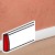 Embouts - pour moulure Céliane finition plâtre 30x12,5 mm