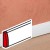 Embouts - pour moulure Céliane finition plâtre 40x12,5 mm