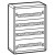 Coffret distribution métal XL3 160 - tout modulaire - 4 rangées - 750x575x147