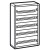 Coffret distribution métal XL3 160 - tout modulaire - 5 rangées - 900x575x147