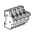 Coupe-circuit sectionnable - SP 51 - 3P+N équipé - cartouche ind 14x51