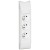 Bloc-colonne à câbler - 3x2P+T 16 A - L. 260 mm - blanc