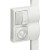 Cadre app. saillie 2 postes - pose le long des moulures DLPlus ép. 20 - blanc