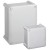 Boîtier industriel plastique - IP66 IK08 - RAL 7035 - 220x170x86 - couv opaque