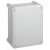 Boîtier industriel plastique - IP66 IK08 - RAL 7035 - 155x110x74 - couv opaque