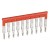 Peigne pr bloc jonc Viking 3 vis et ressort - pour 10 blocs - pas de 5 - rouge