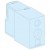 Bornes, 16 mm² pour jeu de barres Powerclip