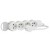Rallonge multiprise standard - 4x2P+T - cordon 3 m