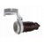 Prolongateur ML - 2P+T - 16 A - caoutchouc - sortie dte - câble rond Ø13 - noir