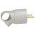 Fiche 2P+T - 16 A - plastique - anneaux - gris