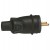 Fiche  2P+T - 16 A - caoutchouc - sortie droite - IP 44 - IK 08 - câble Ø2,5 - Gencod