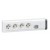 Bloc multiprise fixable - 4x2P+T - sans cordon - interrupteur bipol voyant