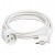 Rallonge domestique - 2P+T - 16 A - 5 m - blanc