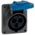 Socle tableau Hypra - IP44 - 16 A - 200/250 V~ - 2P+T - plast