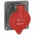 Socle tableau Hypra - IP44 - 16 A - 380/415 V~ - 3P+N+T - plast