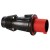 Fiche droite Hypra - IP44 - 63 A - 380/415 V~ - 3P+N+T - caoutchouc