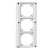 Plastron P17 280x125- recevant 3 socles 16 A