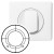 Enjoliveur Céliane - cde double pour interrupteur Radio/ZigBee® - blanc