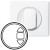 Enjoliveur Céliane - interrupteur individuel radio/RTS Somfy - blanc