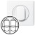 Enjoliveur Céliane - prise double RJ-45 - blanc