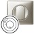 Enjoliveur Céliane - thermostat d'ambiance - titane