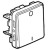 Interrupteur bipolaire Prog Plexo composable gris - 10 AX
