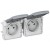 Prises 2x2P+T horizontal précâblées Prog Plexo composable gris - 16 A - 250 V
