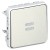 Poussoir NO lumineux Prog Plexo composable blanc - 10 A