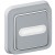 Poussoir NO + NF lumineux Prog Plexo complet encastré gris - 10 A