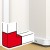 Angle plat 90° - pour goulotte à clippage direct Mosaic 50x105