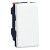 Interrupteur va-et-vient Mosaic - 1 module - 10 AX - blanc