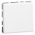 Poussoir Mosaic - 2 modules - 6 A - blanc