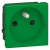 Prise Mosaic - 2P+T enjoliveur vert - 2 mod